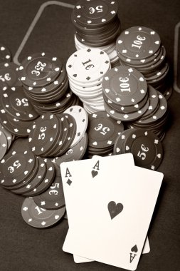 Old poker clipart