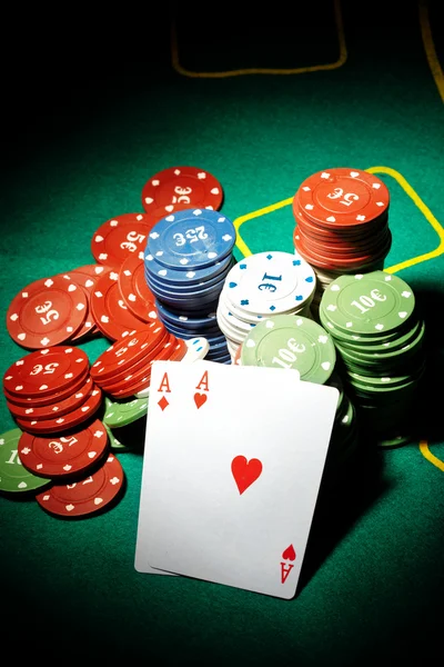 Cartes de poker — Photo