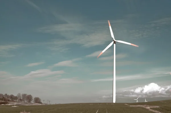 stock image Wind turbine farm