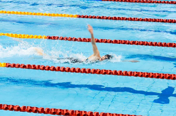 Nuotatore Nuotatore Piscina — Foto Stock