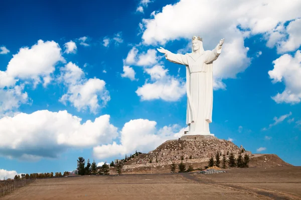 stock image Jesus Christ big monument on the hill