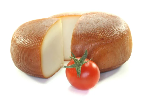 Smoked goat cheese — Stock Photo, Image