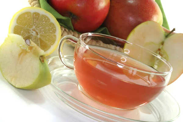 Té de manzana y limón —  Fotos de Stock