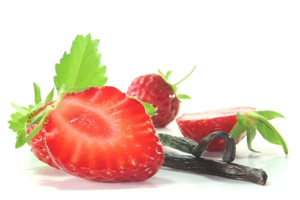 바닐라와 딸기 — 스톡 사진