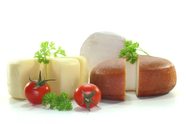 Ассортимент сыров — стоковое фото
