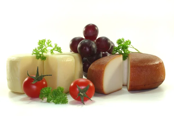 Sortiment sýrů — Stock fotografie