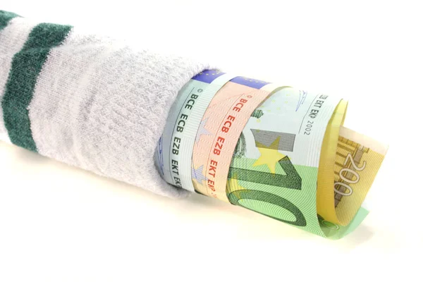Calcetín de dinero — Foto de Stock