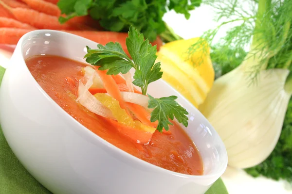 Моркви суп — стокове фото