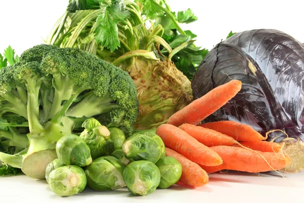 Взимку овочі — стокове фото