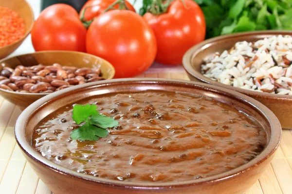 Indian Dish Beans Lentils Tomato — Stock Photo, Image