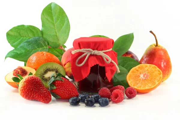Mermelada mixta de frutas —  Fotos de Stock