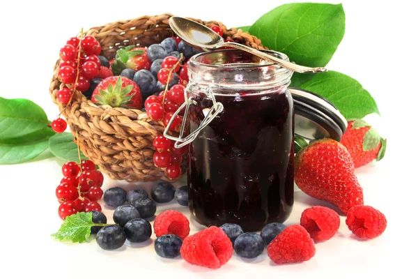 Berry jam — Stockfoto