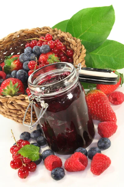 Berry reçel — Stok fotoğraf