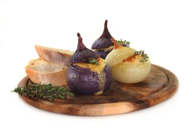 Stuffed onions clipart