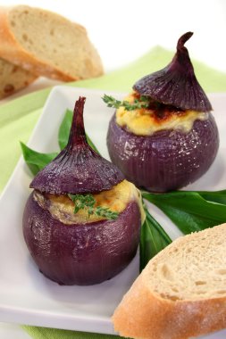 Stuffed onions clipart