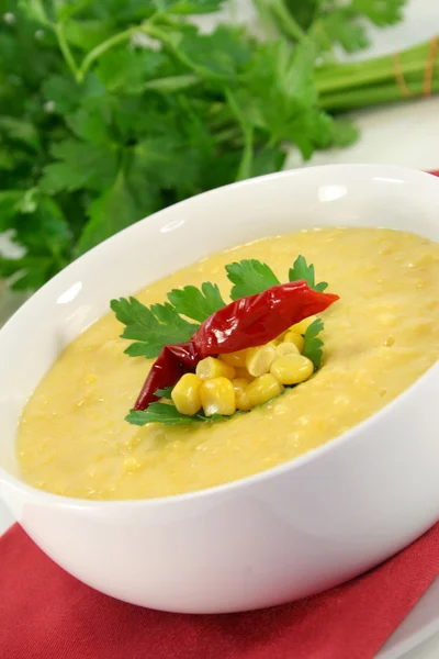Sopa de maíz — Foto de Stock