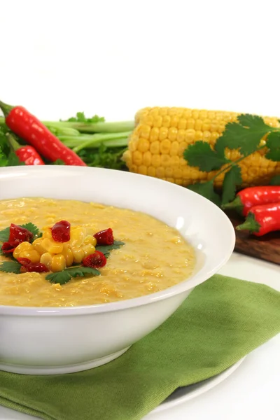 Sopa de maíz — Foto de Stock