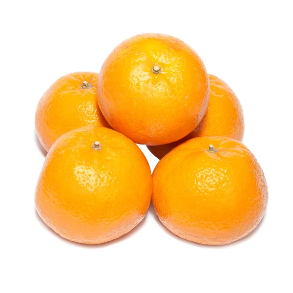 Група помаранчевих мандаринів — стокове фото