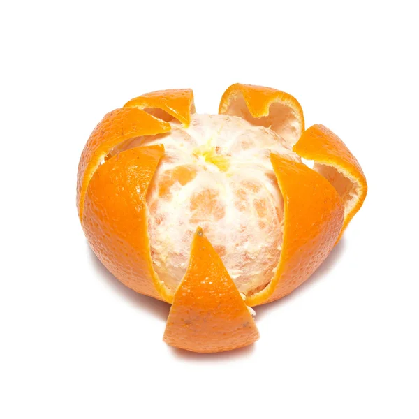 Mandarina naranja pelada —  Fotos de Stock