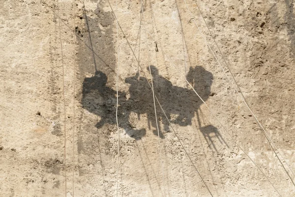 Human shadows — Stock Photo, Image