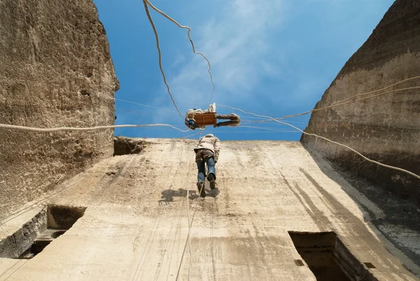 stock image Rescuer training