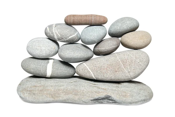 Wall of pebbles — Stock Photo, Image