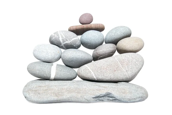Wall of pebbles — Stock Photo, Image