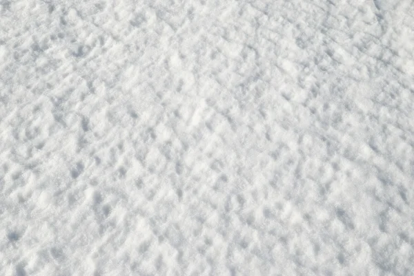 Texture of white snow. — Stock Photo, Image