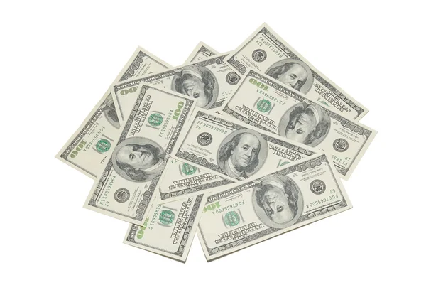 Stack of american dollars — Stock Photo, Image