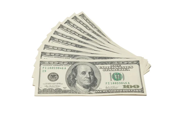 Stack of american dollars — Stock Photo, Image