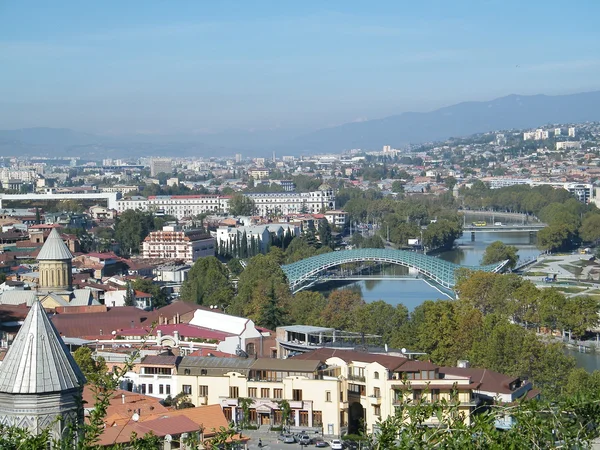 Tiflis şehir genel bakış — Stok fotoğraf