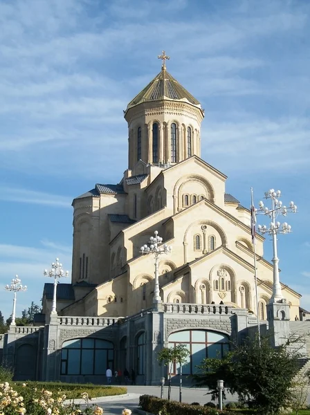 Tiflis Gürcistan Cumhuriyeti Sameba Katedrali — Stok fotoğraf