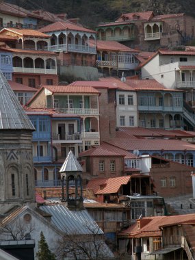 Tbilisi old town clipart