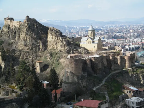 Tbilisi kasteel — Stockfoto