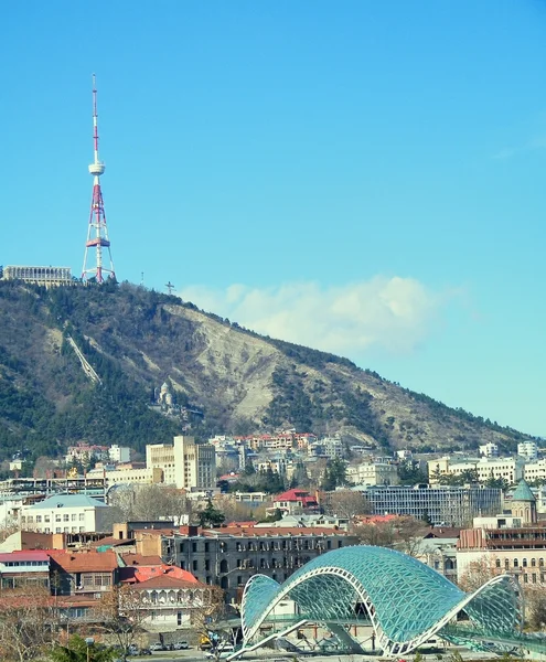 Ponte di pace di Tbilisi — Foto Stock