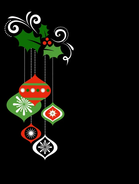 Illustration boules de Noël — Image vectorielle