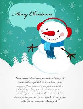 Snowman clipart