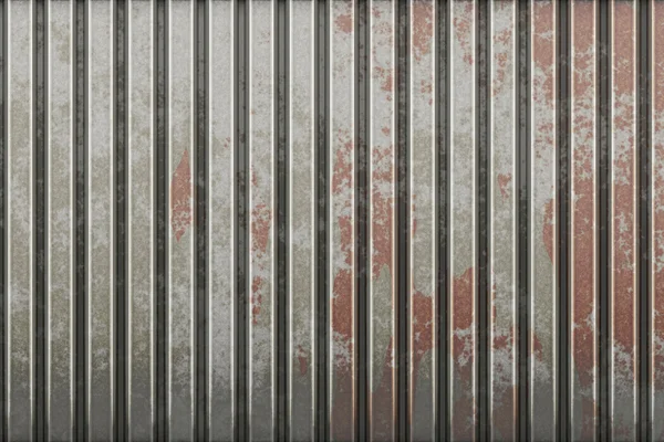 Metall staket panelen — Stockfoto