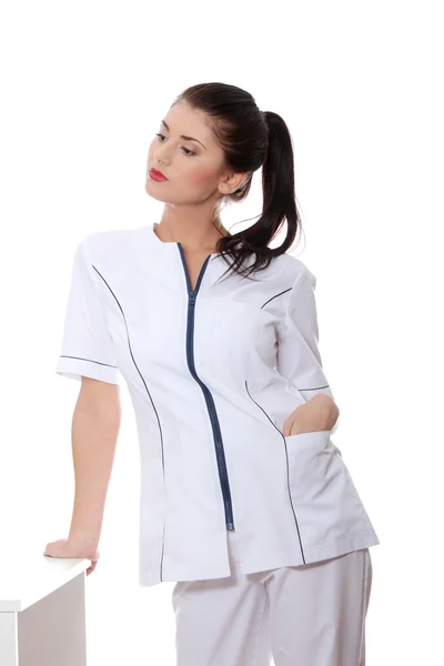 Kvinnliga läkare eller sjuksköterska — Stockfoto