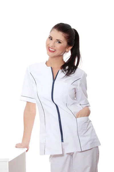 Médica ou enfermeira — Fotografia de Stock