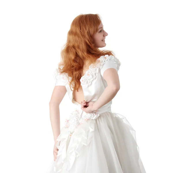 Caucasian bride — Stock Photo, Image