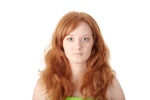 Portret van een mooie redhead vrouw — Stockfoto