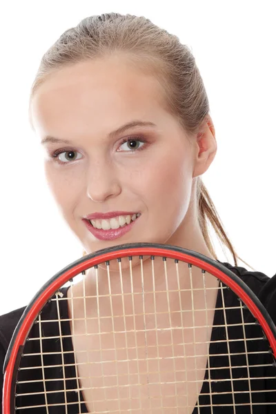Tiener tennisser — Stockfoto