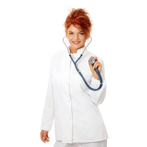 Medico o infermiere sorridente — Foto Stock