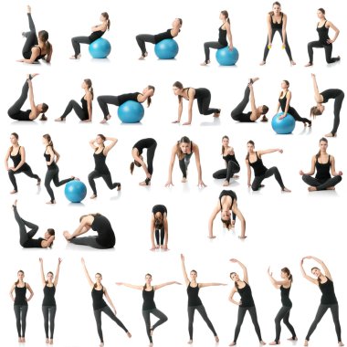 Exercising clipart