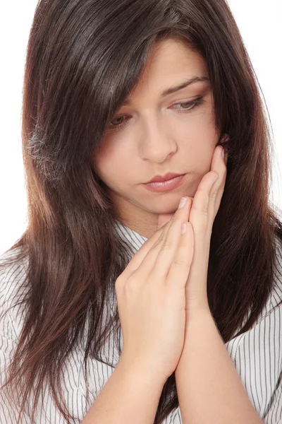 stock image Stressed business woman