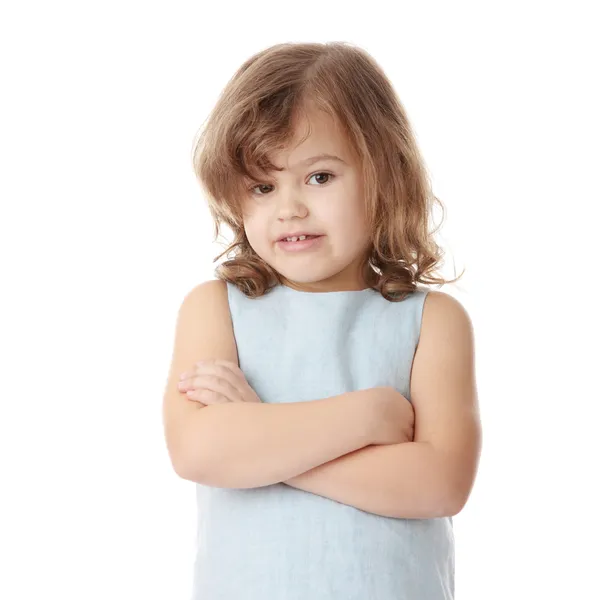 Porträt eines 5-jährigen Mädchens — Stockfoto