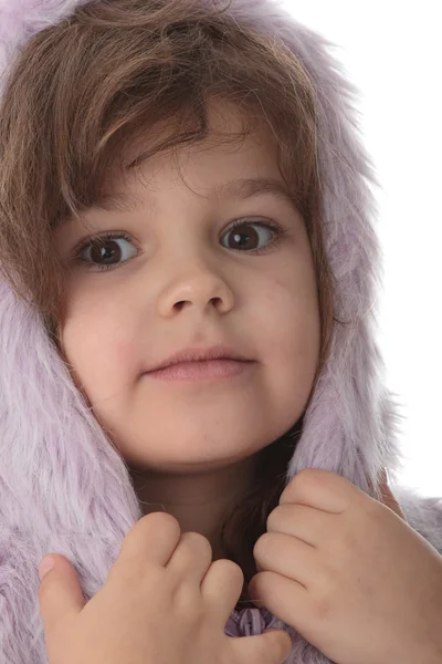 Retrato de una niña de 5 años — Foto de Stock