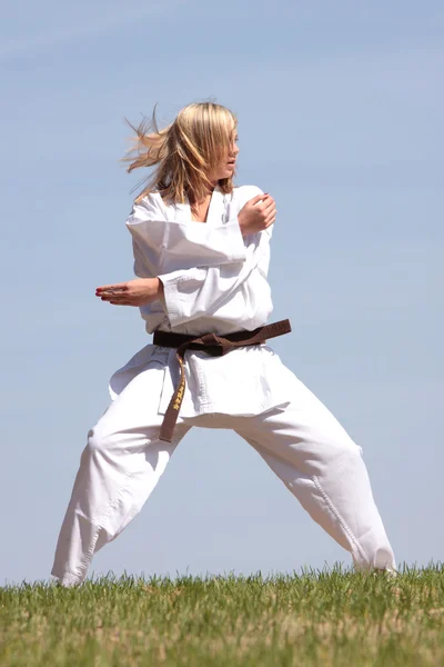 Chica de karate —  Fotos de Stock