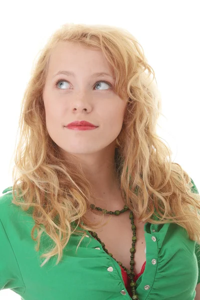Portrait of a attractive young blonde — Stock Photo, Image